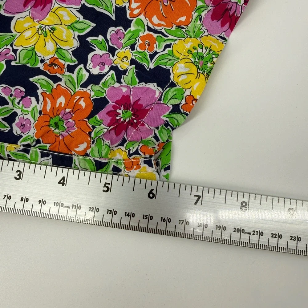 Polo‎ Ralph Lauren Mens Floral Swim Trunks Navy Blue Pink Orange Large